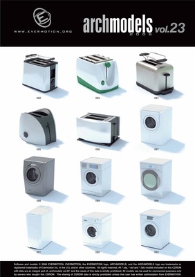 98種家用電器電子產(chǎn)品C4D模型資源庫